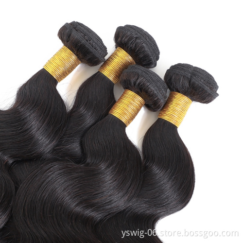Wholesale Cuticle Aligned Hair Vendors Raw Virgin Brazilian hair bundles Body Wave Human Hair in Mozambique